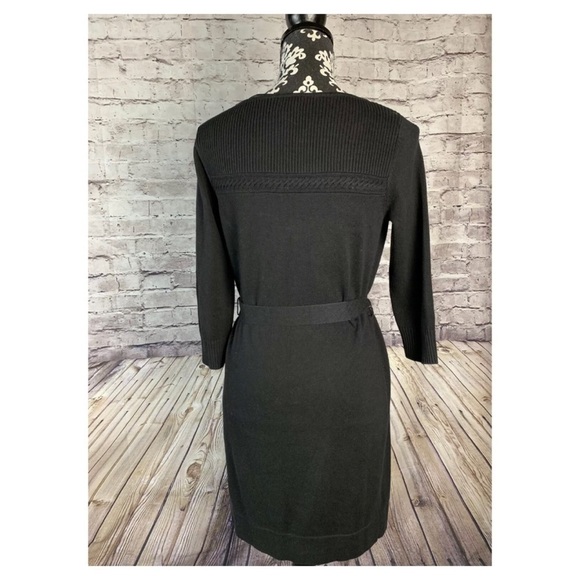 Jacob Women's Black Knit Soft Sweater Dress Sz S - Picture 6 of 7